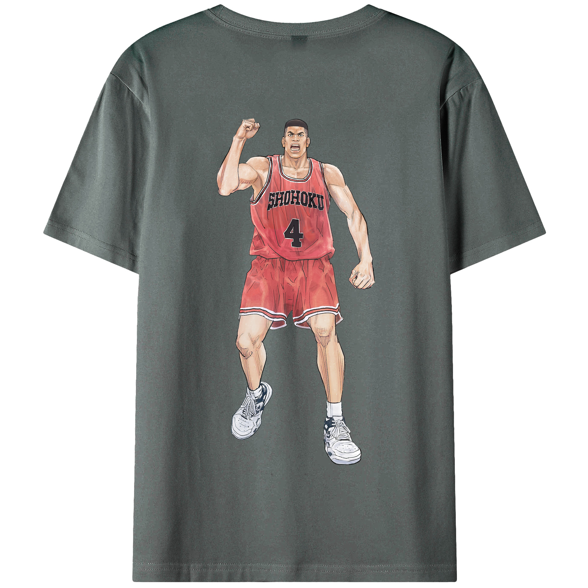 SLAM DUNK／スラムダンク 綿100％半袖Tシャツ（背面プリント）